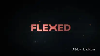 Glitch Stretch Video Displays template preview