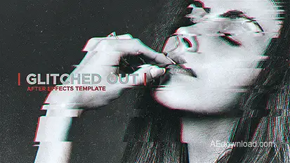 Glitched Out Video Displays template preview