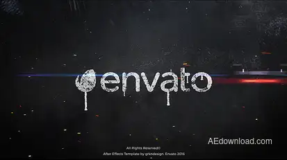 Glitchy Trailer Video Displays template preview