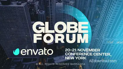 Globe Forum Video Displays template preview