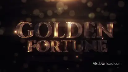 Golden Fortune Video Displays template preview