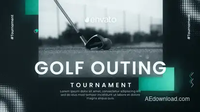 Golf Club Promo | MOGRT Premiere Pro template preview