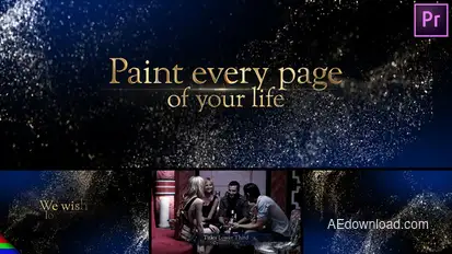 Greetings | Holidays Event Premiere Pro template preview