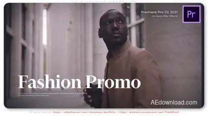 Grid Fashion Promotion Premiere Pro template preview