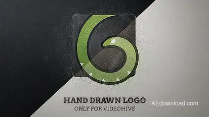 Hand Drawn Sketch Logo Video Displays template preview