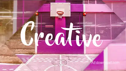 Handwriting Typography Slideshow Video Displays template preview