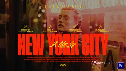 Happy Cinematic Titles | MOGRT Premiere Pro template preview