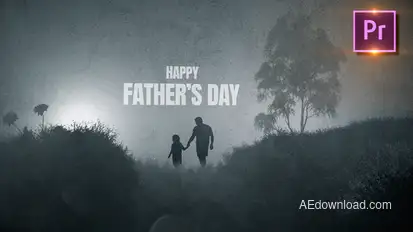 Happy Fathers Day Premiere PRO Premiere Pro template preview
