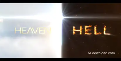Heaven and Hell Video Displays template preview