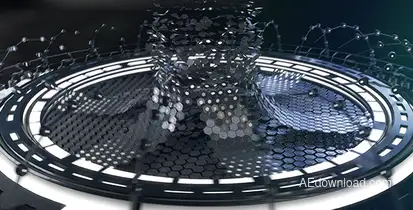 High-Tech Logo Reveal Video Displays template preview