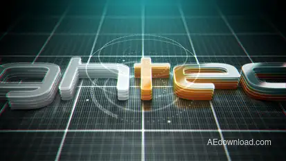 HighTech Reveal Video Displays template preview