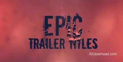 Horror Titles Video Displays template preview