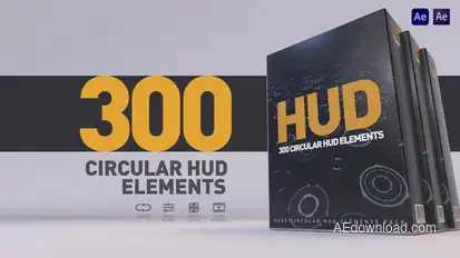 HUD 300 Video Displays template preview