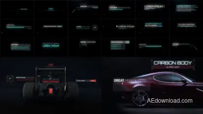 HUD Call out Video Displays template preview