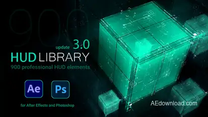 HUD Library Video Displays template preview