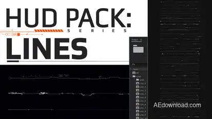 Hud Pack - Lines Video Displays template preview