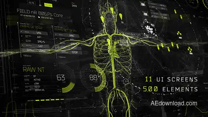 HUD Rise UI [500+] Video Displays template preview