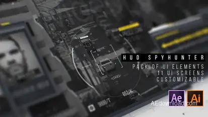HUD SpyHunter Video Displays template preview
