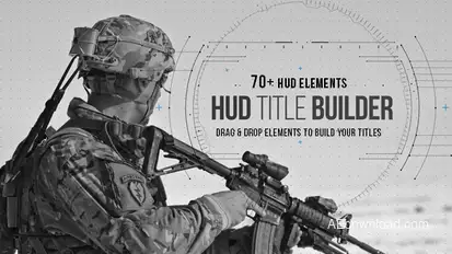 HUD Title Builder Video Displays template preview
