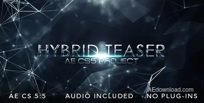 Hybrid Teaser Video Displays template preview
