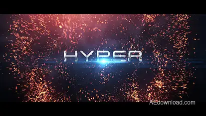 Hyper Titles Video Displays template preview