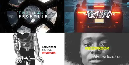 I Love Typography Vol. 1 Video Displays template preview