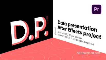 Promo Presentation - Data Presentation Premiere Pro template preview