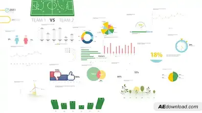 Infographic Pack V.1 Video Displays template preview
