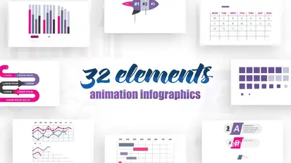Infographics vol.14 Video Displays template preview