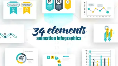Infographics vol.16 Video Displays template preview