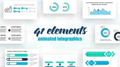 Infographics vol.20 Video Displays template preview