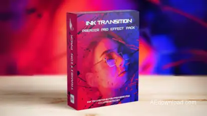 Ink drop flow Transition - Seamless Ink Effect for Adobe Premiere Pro Premiere Pro template preview