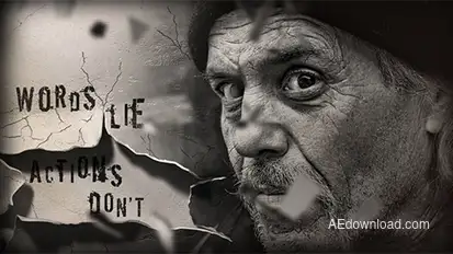 Inspirational Dramatic Titles Slideshow Video Displays template preview