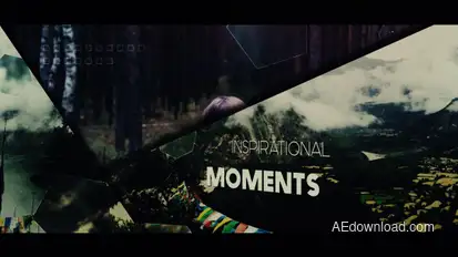 Inspirational Moments Video Displays template preview