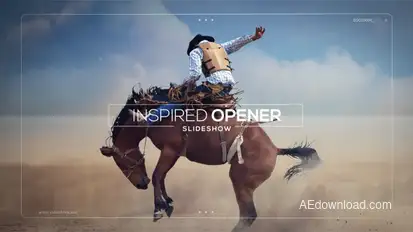 Inspired Opener - Slideshow Video Displays template preview