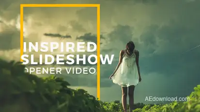 Inspired Slideshow I Opener Video Displays template preview