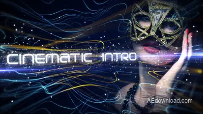 Inspiring Cinematic Titles Video Displays template preview