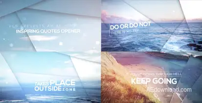Inspiring Promo Video Displays template preview