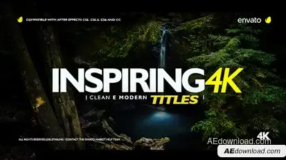 Inspiring Titles 2.0 Video Displays template preview