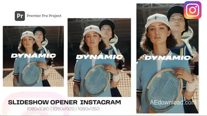 Instagram Reels Dynamic Stomp Opener | Premier Pro for MOGRT Premiere Pro template preview