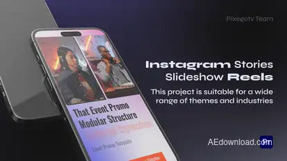 Instagram Reels Modern Stories Mogrt Premiere Pro template preview