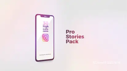 Instagram Stories Pro Video Displays template preview