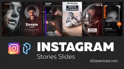Instagram Stories Slides Vol. 2 Video Displays template preview