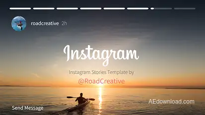 Instagram Story Video Displays template preview
