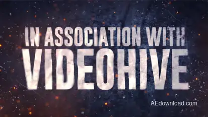 Intense Action Trailer Video Displays template preview