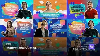 Intro - Motivational Quotes broadcast-packages template preview