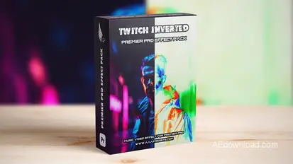 Inverted Glitch Wipe Transition for Premiere Pro Premiere Pro template preview
