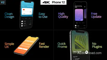 iPromo - App Presentation Video Displays template preview