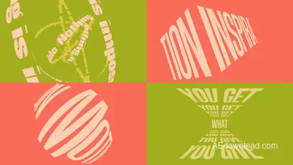 Juicy Typography Premiere Pro template preview