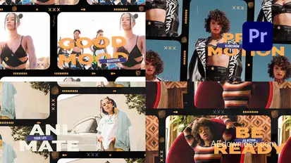 Just A Cool Premiere Pro template preview